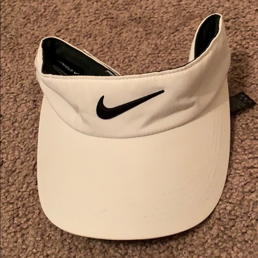 White nike visor
